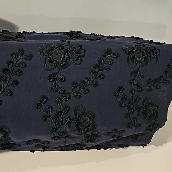 Banana Republic Navy Embroidered Jacquard Dress size 6 - Picture 3 of 7